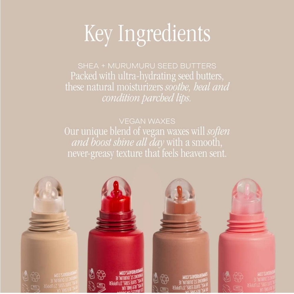 4/$30 Bundleđź’«Summer Fridays Cherry Lip Butter Balm Mini Size - Picture 4 of 4